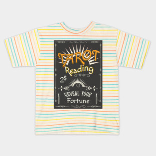 Tarot Reader Chalkboard Kids T-Shirt
