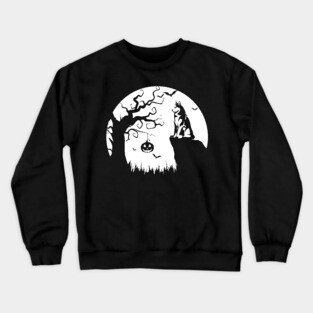 Siberian Husky Dog Halloween Witch Costume Styled Husky Mom Crewneck Sweatshirt