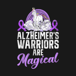 Alzheimer's Are Magical Awareness Month Unicorn T-Shirt