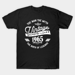 vintage 1965, 60th Birthday T-Shirt