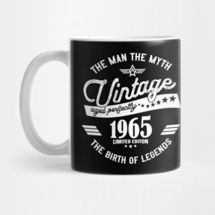 vintage 1965, 60th Birthday Mug