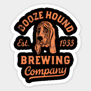 BOOZE HOUND BREWING COMPANY Sticker