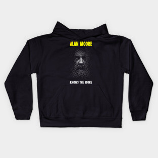 Alan Moore Knows the Score Kids Hoodie