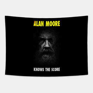 Alan Moore Knows the Score Tapestry