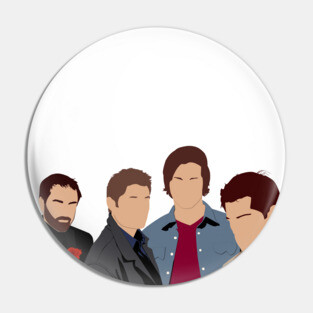 Supernatural Crowley Dean Sam Castiel Pin