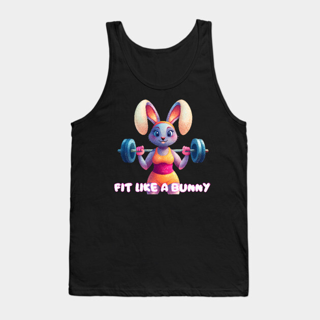 fit like a bunny Tank Top by DIGITAL MERCH CREATIONS