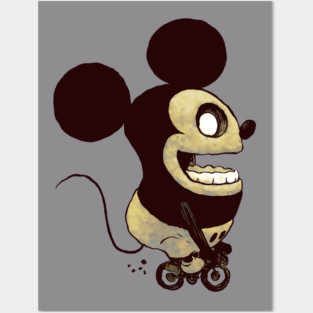 Steambike Mickey Posters and Art