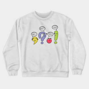 Funny Grammar Teacher Crewneck Sweatshirt