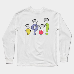 Funny Grammar Teacher Long Sleeve T-Shirt
