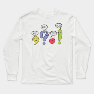 Funny Grammar Teacher Long Sleeve T-Shirt