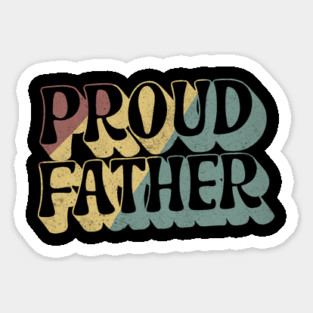 Retro Proud Father's Day Magnet