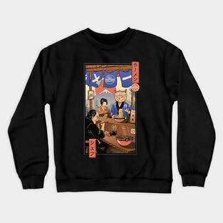 Ramen Cat Meowster Crewneck Sweatshirt