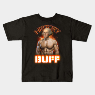 History Buff George Washington Kids T-Shirt