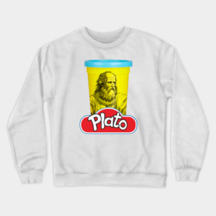 Plato Play Doh Philosophy pun Crewneck Sweatshirt