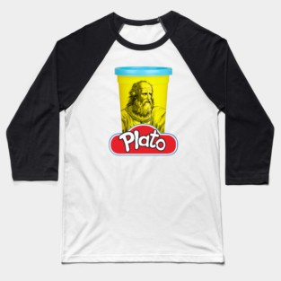 Plato Play Doh Philosophy pun Baseball T-Shirt