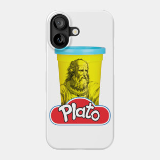 Plato Play Doh Philosophy pun Phone Case