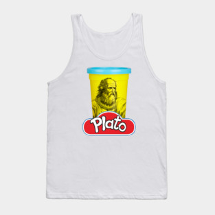 Plato Play Doh Philosophy pun Tank Top