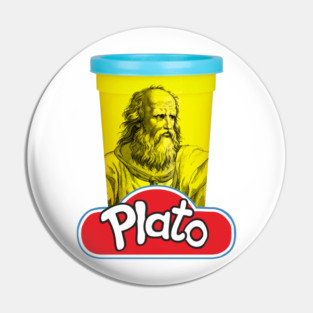 Plato Play Doh Philosophy pun Pin