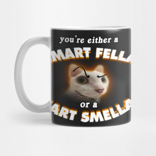 Smart Fella Cat Meme Mug