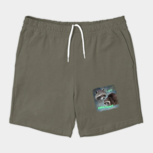 Trying Raccoon Meme Shorts