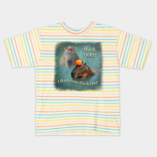Capybara Meme Kids T-Shirt