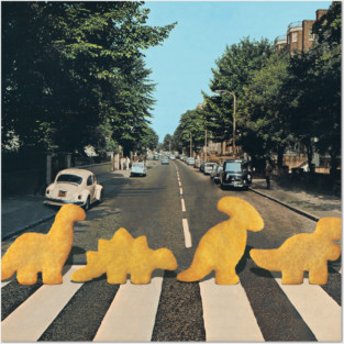 Dinosaur Chicken Nuggets Posters and Art