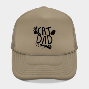 Cat Dad (Darker Font Version) Hat