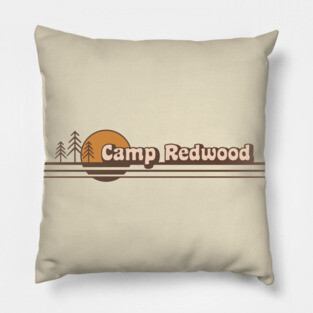 California Camp 1970 Pillow