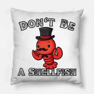 Shellfish Funny Lobster Pillow