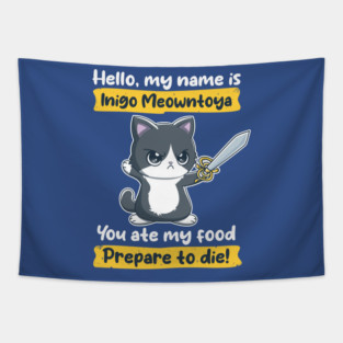 Inigo Meowntoya Tapestry