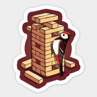 Game WoodPecker Sticker