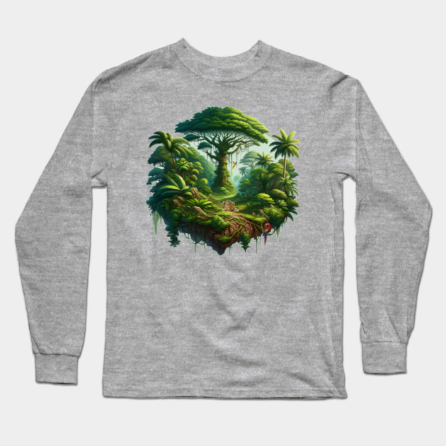 Rainforest Long Sleeve T-Shirt by HolidayBug
