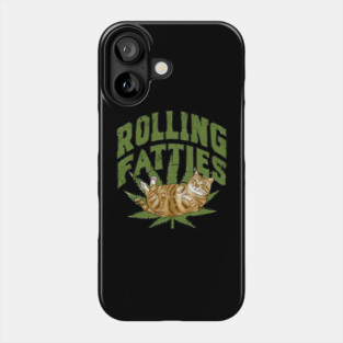 Vintage Rolling Fatties Cat Retro Kitty Kitten Meow Men Women Phone Case
