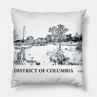 District of Columbia USA Pillow