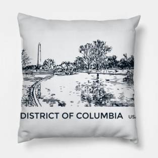District of Columbia USA Pillow