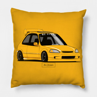 Honda Civic EK Hatch Pillow