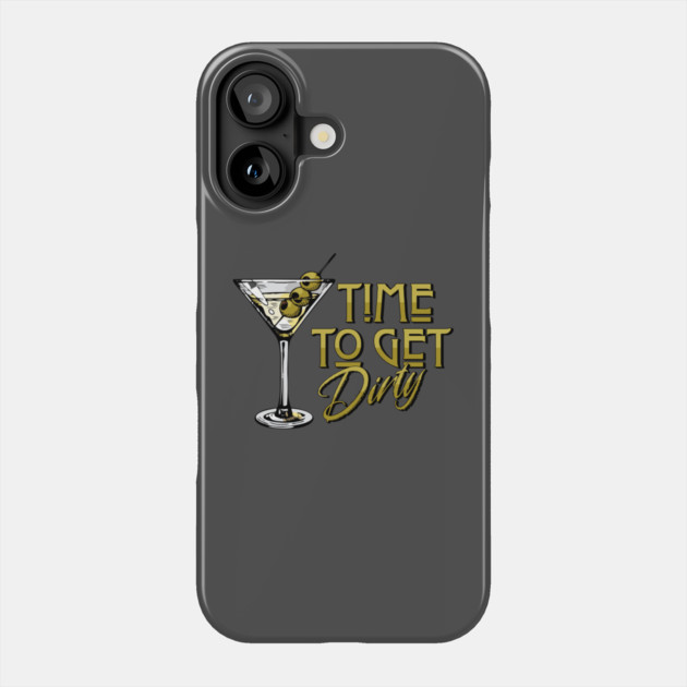 Retro-look Dirty Martini Fun Phone Case by HolidayBug