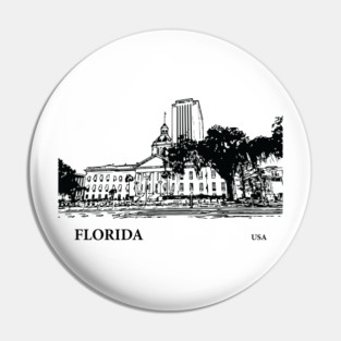Florida State USA Pin