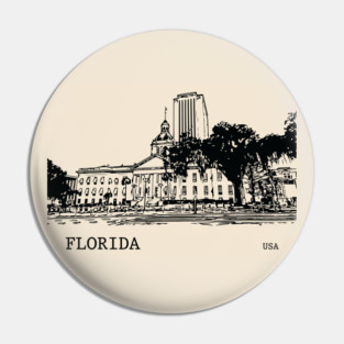 Florida State USA Pin