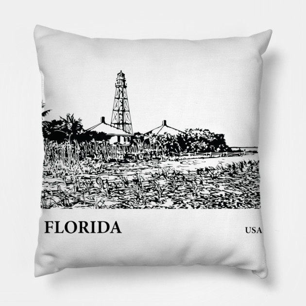 Florida USA Pillow by Lakeric