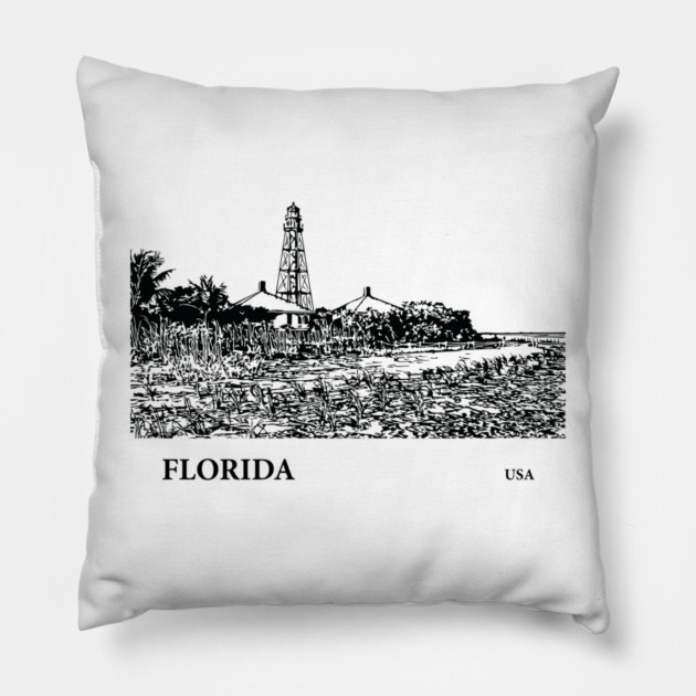 Florida USA Pillow by Lakeric