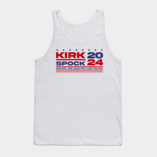 Kirk Spock - Presidential Election 2024 Tank Top