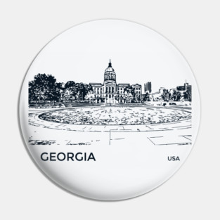 Georgia State USA Pin