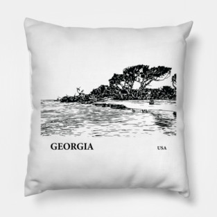 Georgia USA Pillow