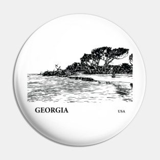 Georgia USA Pin