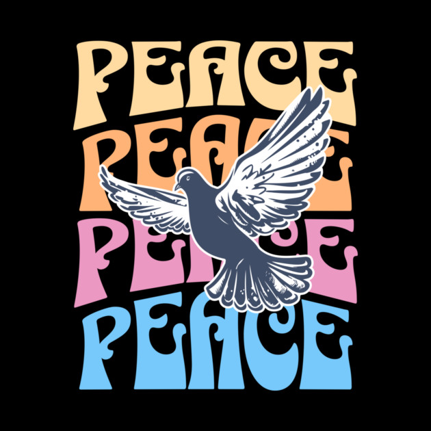 Dove of peace, repeated words by Vinokurio