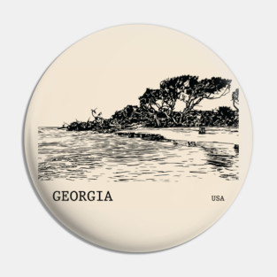 Georgia USA Pin