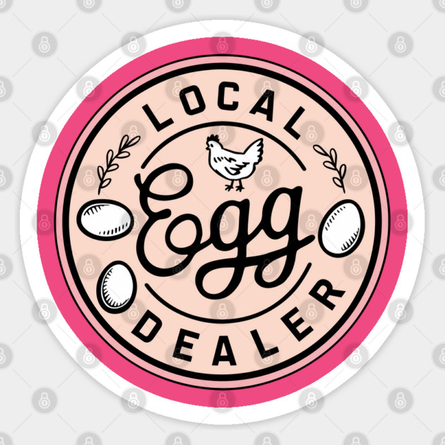 Local Egg Dealer Chicken Lover Sticker by Anticorporati