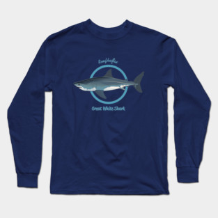 Reefhorse Great White Shark Long Sleeve T-Shirt