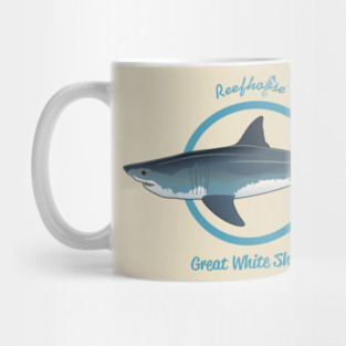 Reefhorse Great White Shark Mug